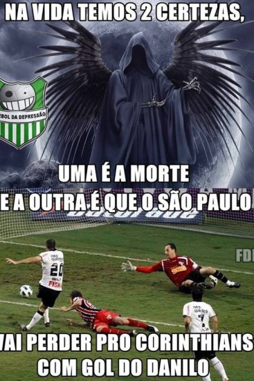 OS MELHORES MEMES DA DERROTA DO SÃO PAULO PARA O CORINTHIANS NA