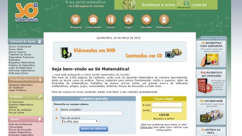 Sites que salvam estudos, Apuntes Matemáticas