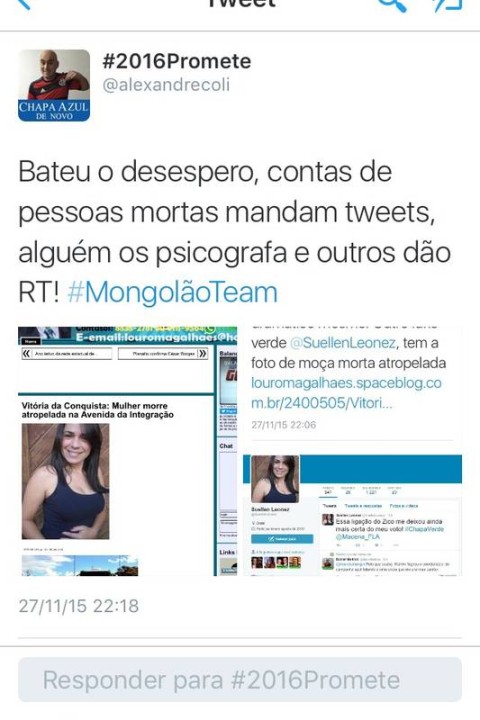 Bandeira vai à delegacia e conselheiro do Flamengo aciona Twitter