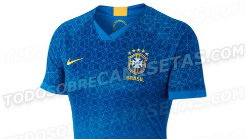 Site vaza imagem de nova camisa branca da seleção brasileira