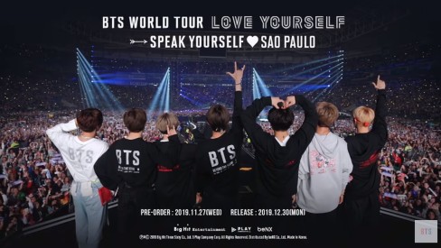 Fãs do BTS pedem legendas em português no DVD do show gravado em
