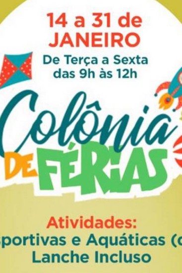 Colônia de férias agita Orla Zé Garoto