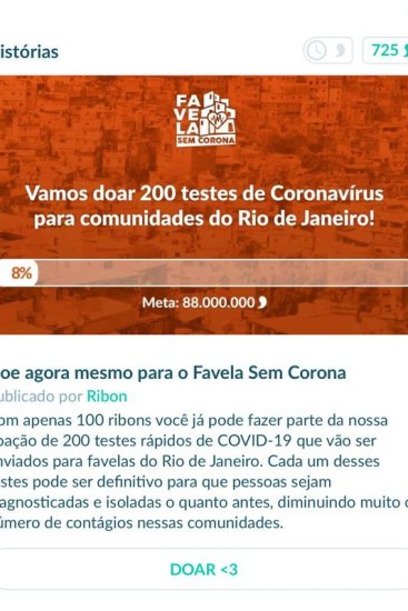 Ribon permite fazer doações sem usar seu dinheiro; saiba usar o app