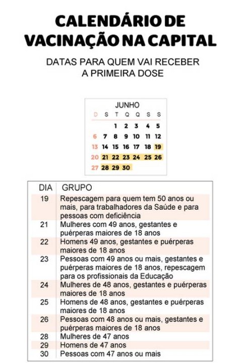 Salvador: grupos prioritários voltam a ser vacinados nessa quarta (16)