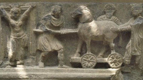 Réplica De Cavalo De Troia No Sítio Arqueológico De Troy Hisarlik