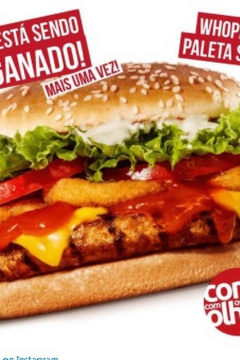 Após polêmica, Burger King muda nome de sanduíche que não tem costela -  País - Diário do Nordeste
