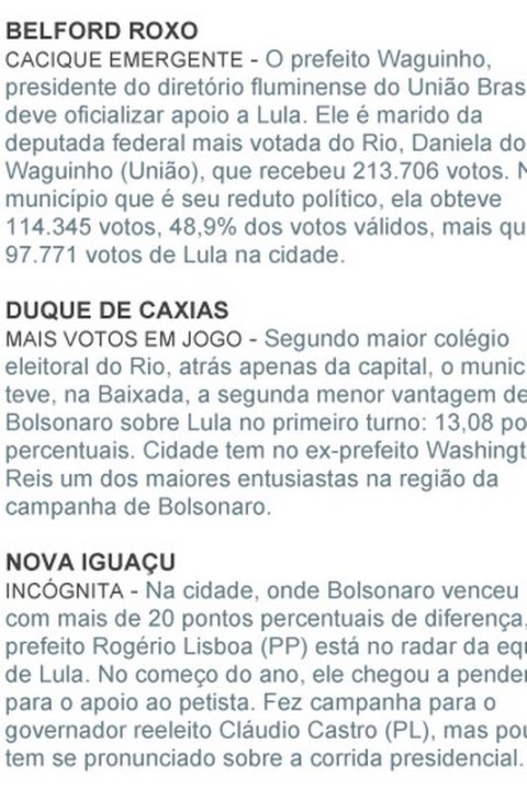 Lula tenta atrair lideranças emergentes da Baixada Fluminense para virar  votos no 2º turno das eleições - Política - Extra Online