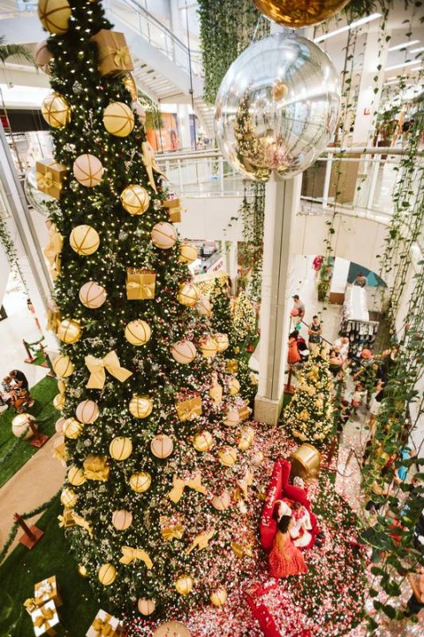 Américas Shopping lança decoração natalina com personagem Sonic e