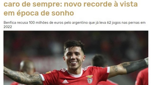 Enzo Fernández eleito melhor jogador jovem do Mundial 