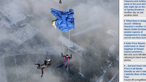 Paraquedas não abre, e mulher sobrevive a uma queda de 1500 metros