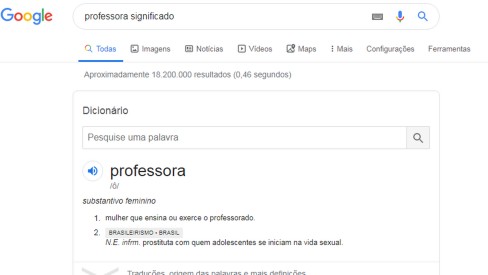 Após críticas, Google e Oxford tiram gíria de professora como prostituta -  23/10/2019 - UOL TILT