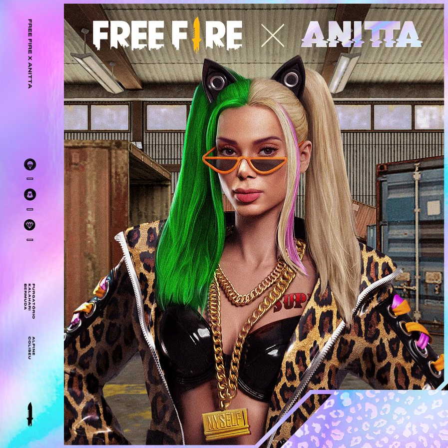 As pessoas que jogam também amam música, diz Anitta sobre Free Fire