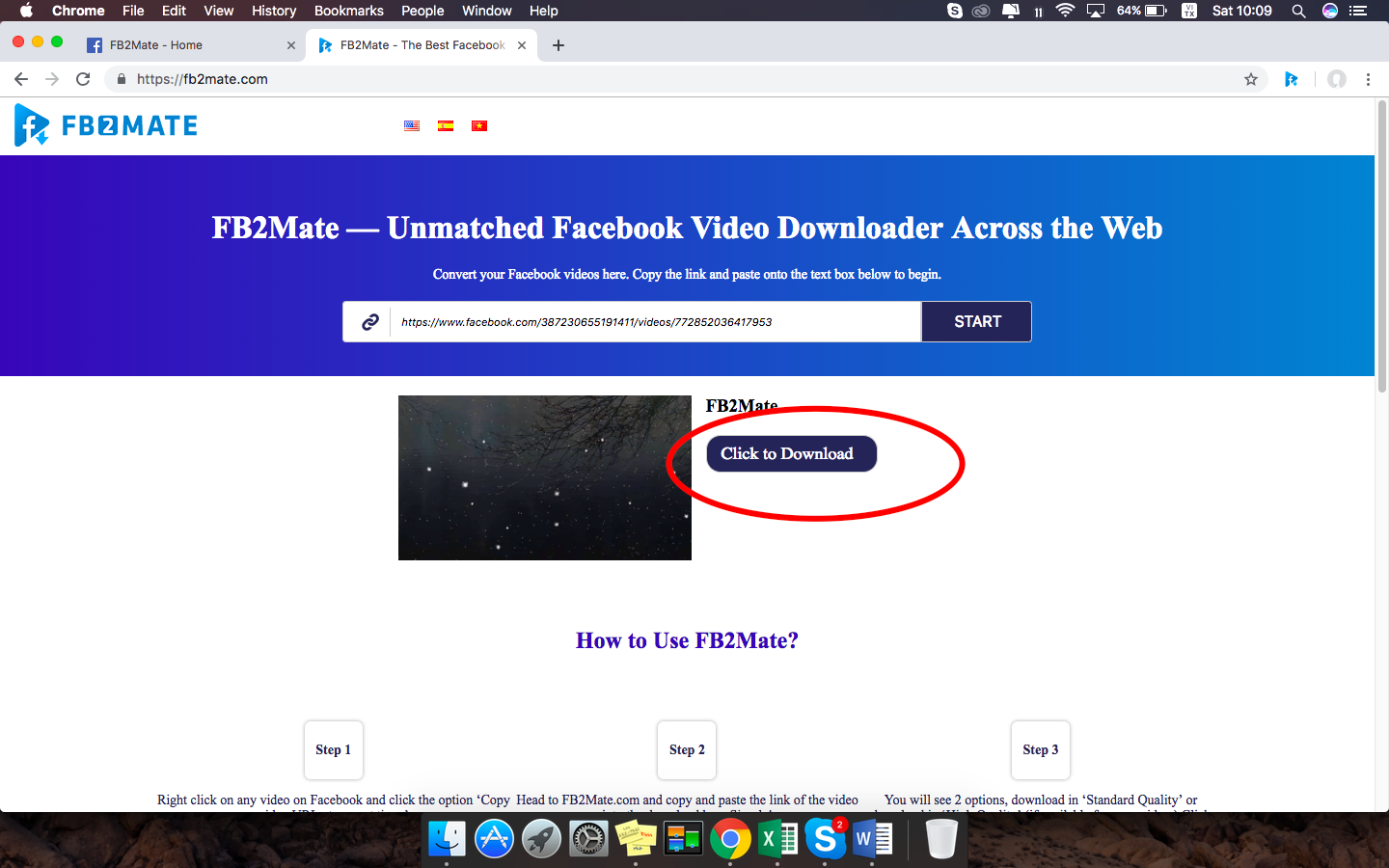download video facebook - fb2mate