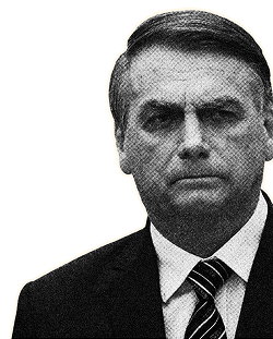 Foto de Jair Bolsonaro de perfil